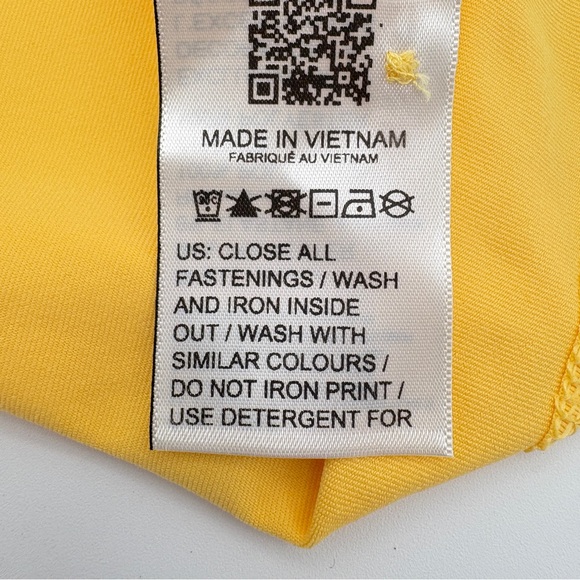 NWT Womens XS Sunny Yellow Puma CLOUDSPUN Bridges Short Sleeve Golf Polo Shirt - Picture 5 of 6